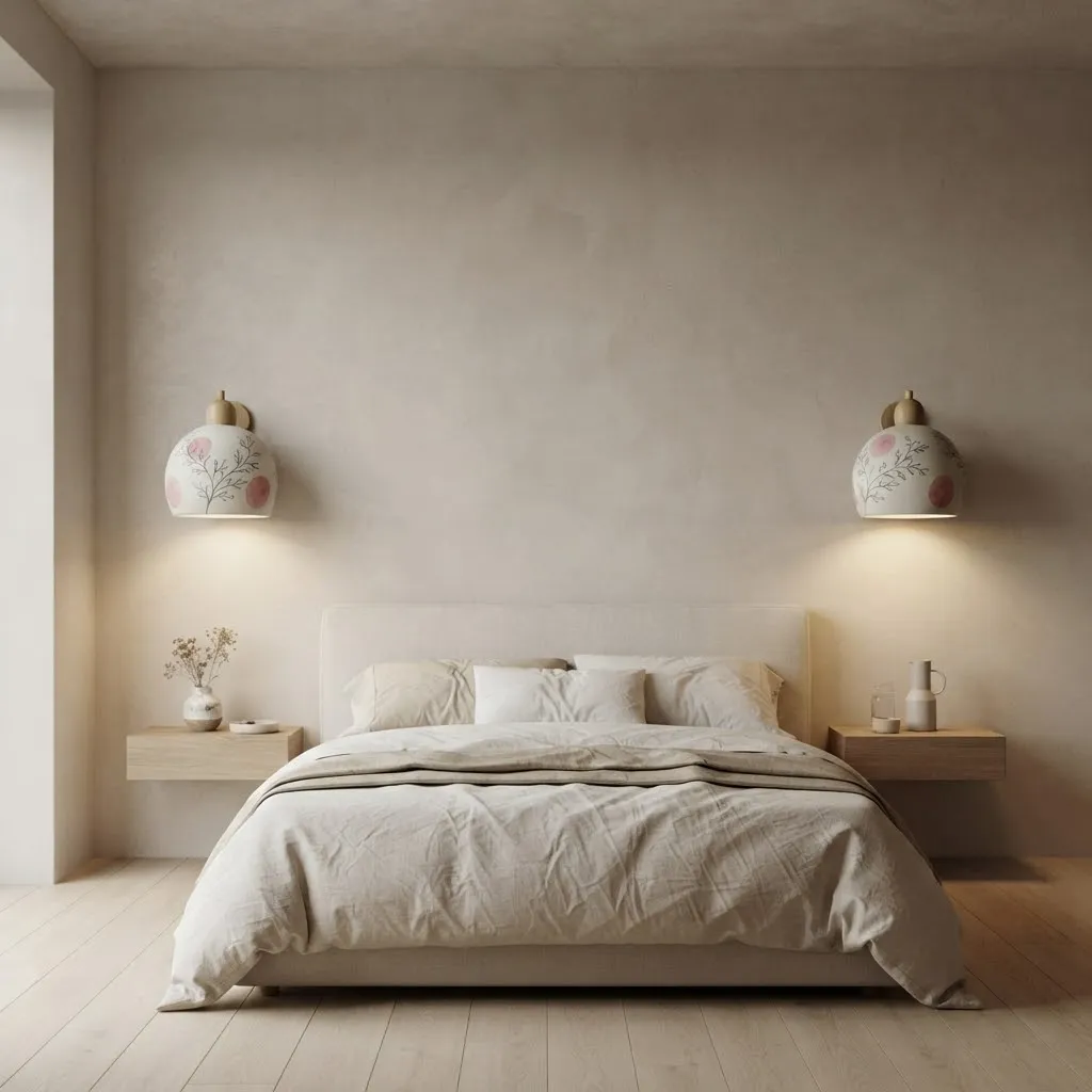 Ceramic wall sconce collection featuring decorative wall-mounted lighting for modern interiors